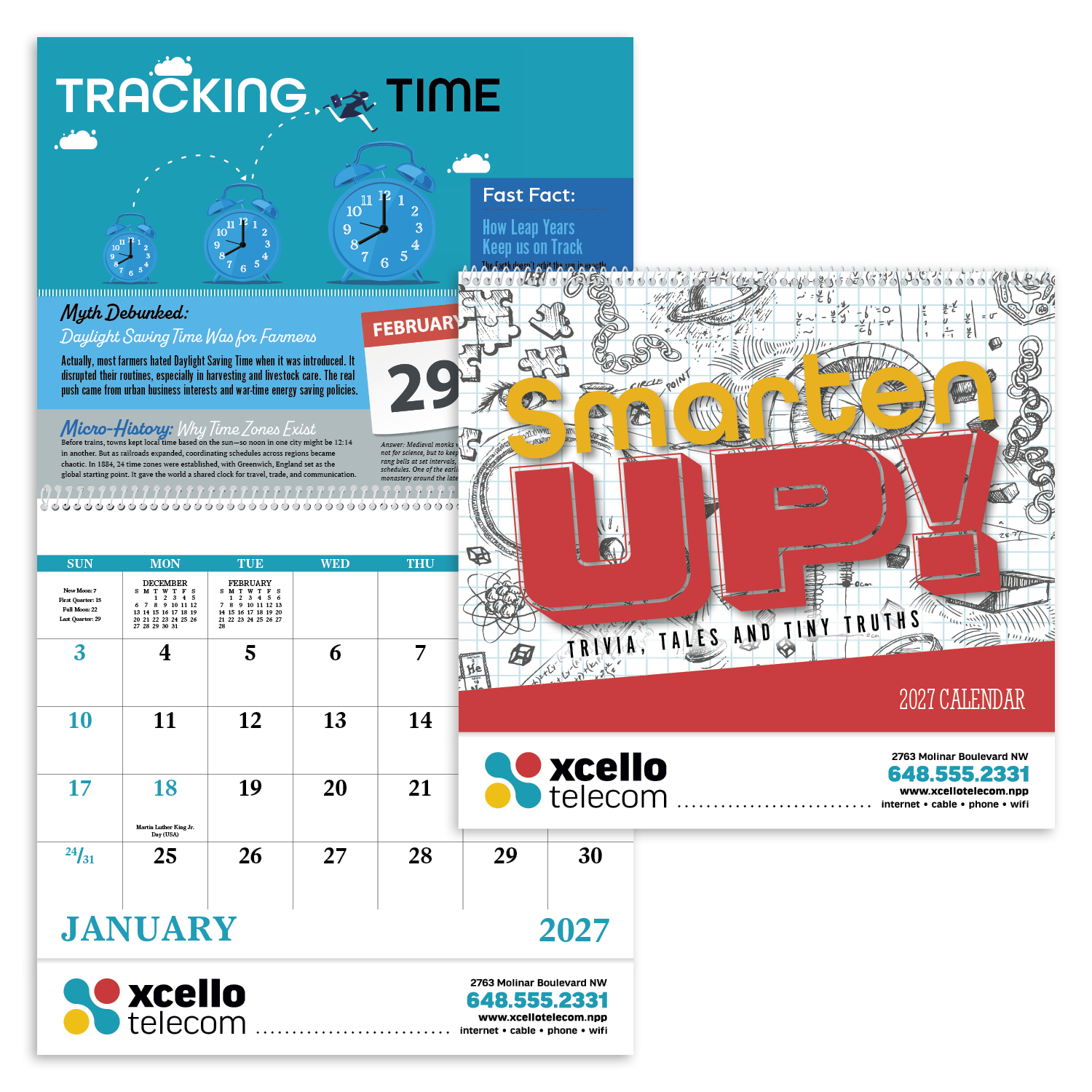 Good Value™ Smarten Up! Trivia, Tales & Tiny Truths - Spiral Calendar